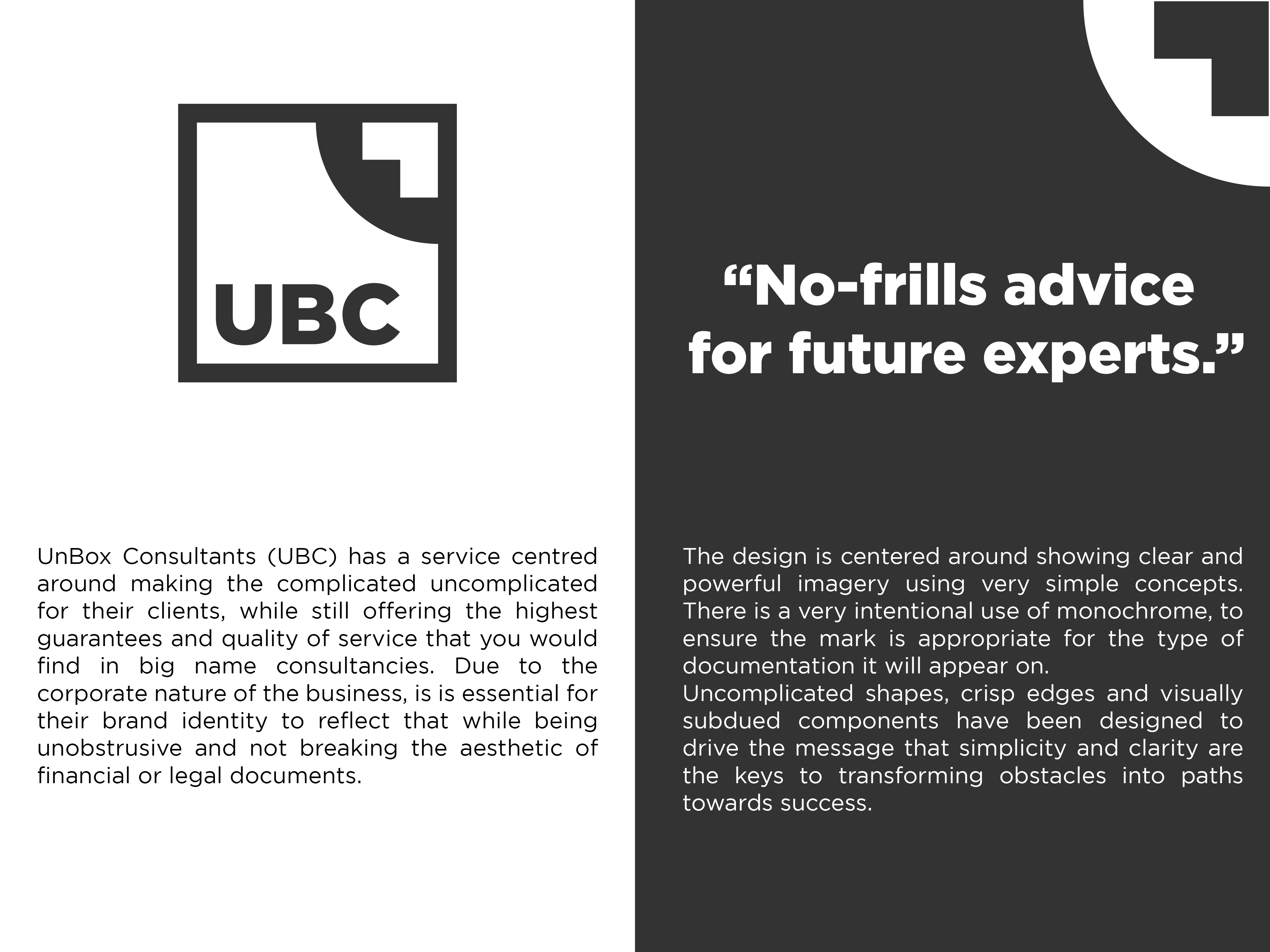 UnBox Consultants Logo Introduction